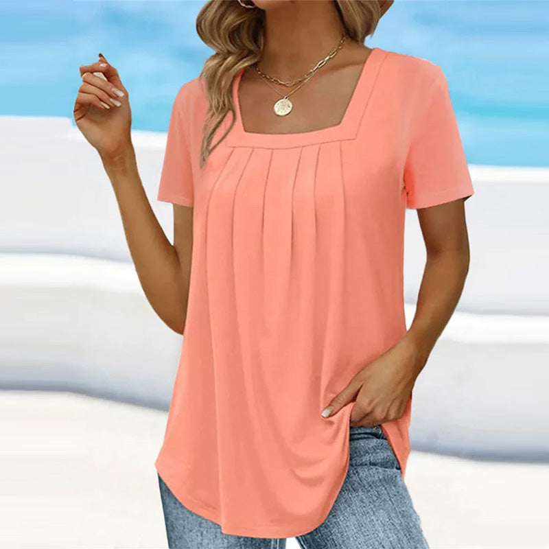 Liv - blouse plissée élégante