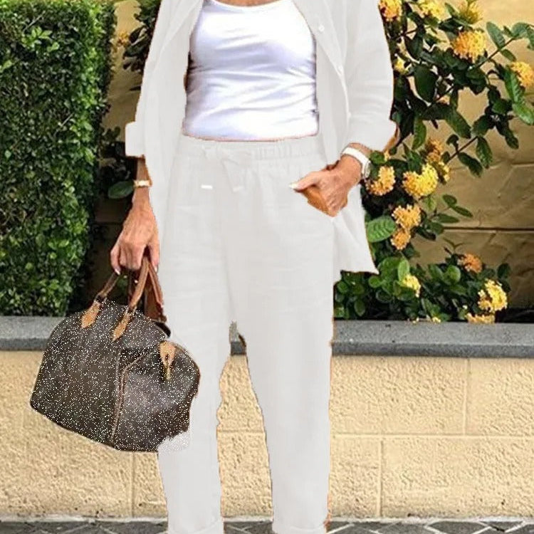 Henna™ | Ensemble Élégant et Confortable en Lin
