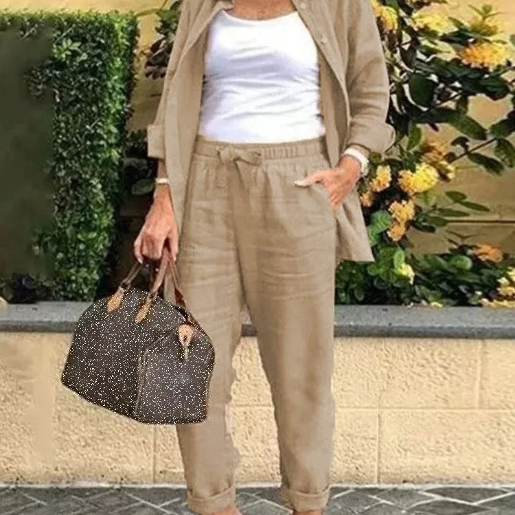 Henna™ | Ensemble Élégant et Confortable en Lin