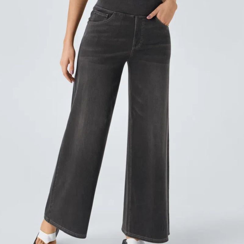 Ainsley - Jeans À Jambe Large Confortables