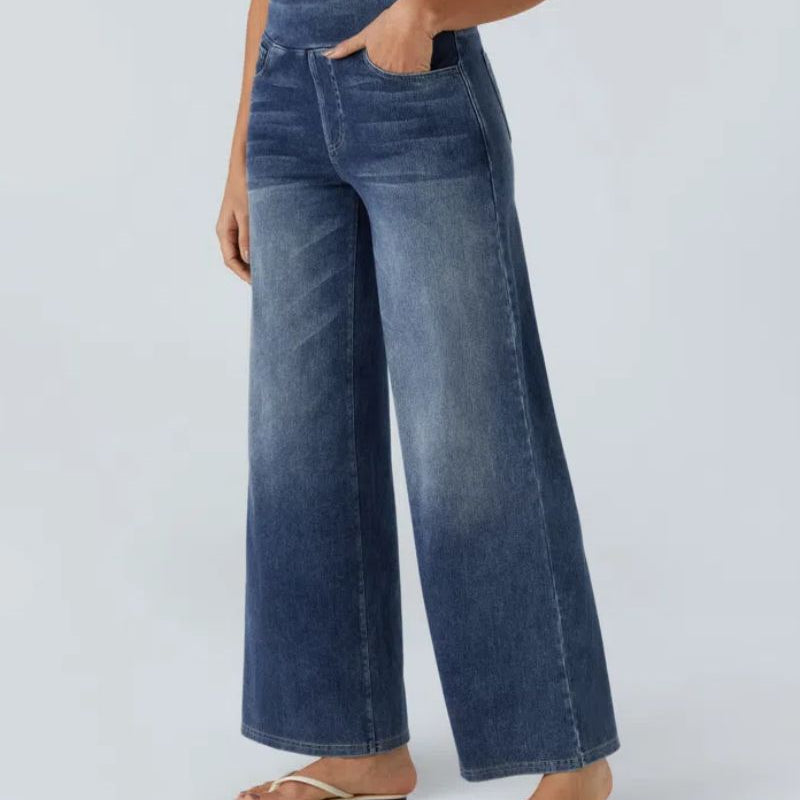 Ainsley - Jeans À Jambe Large Confortables