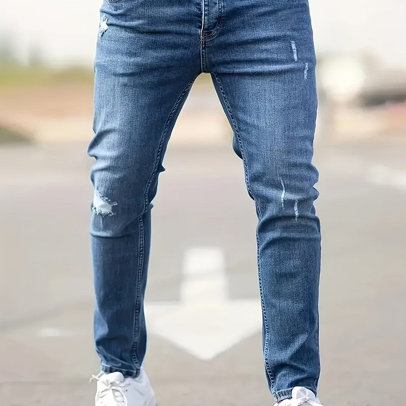 Alex - Jeans Slim Déchirés Tendance