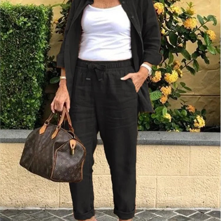 Henna™ | Ensemble Élégant et Confortable en Lin