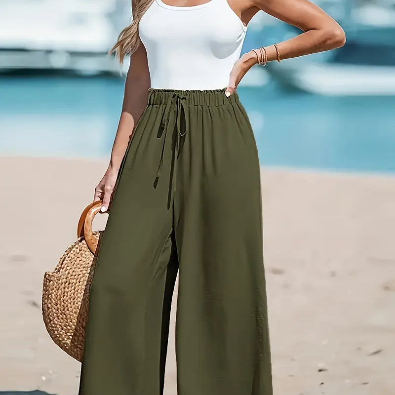 Liv - Pantalons Taille Haute Élégants