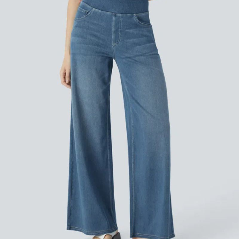 Ainsley - Jeans À Jambe Large Confortables