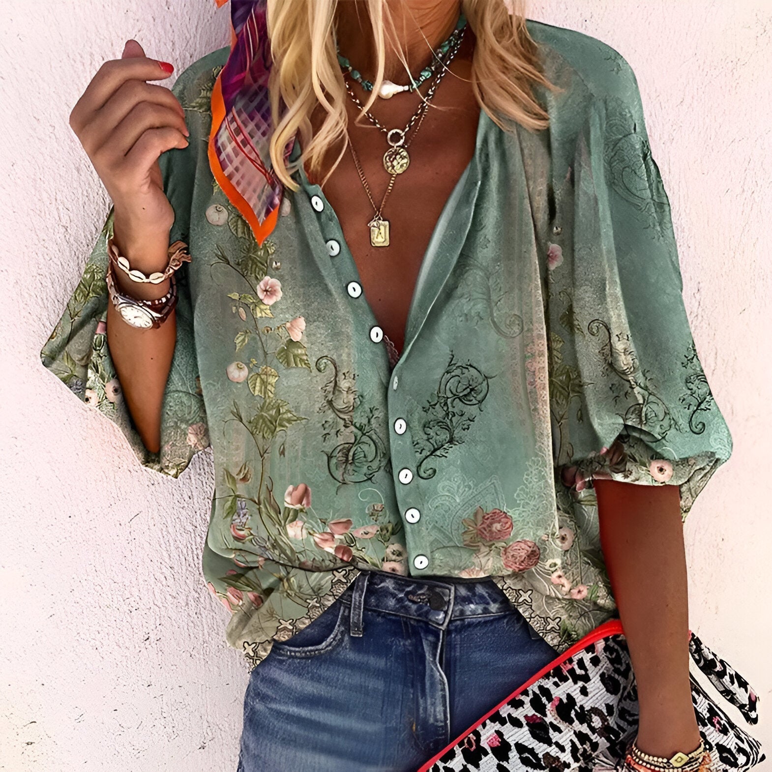 Sabine | Blouse de Luxe et Élégante
