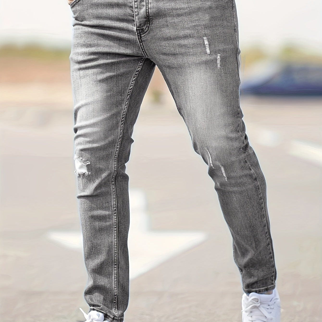 Alex - Jeans Slim Déchirés Tendance