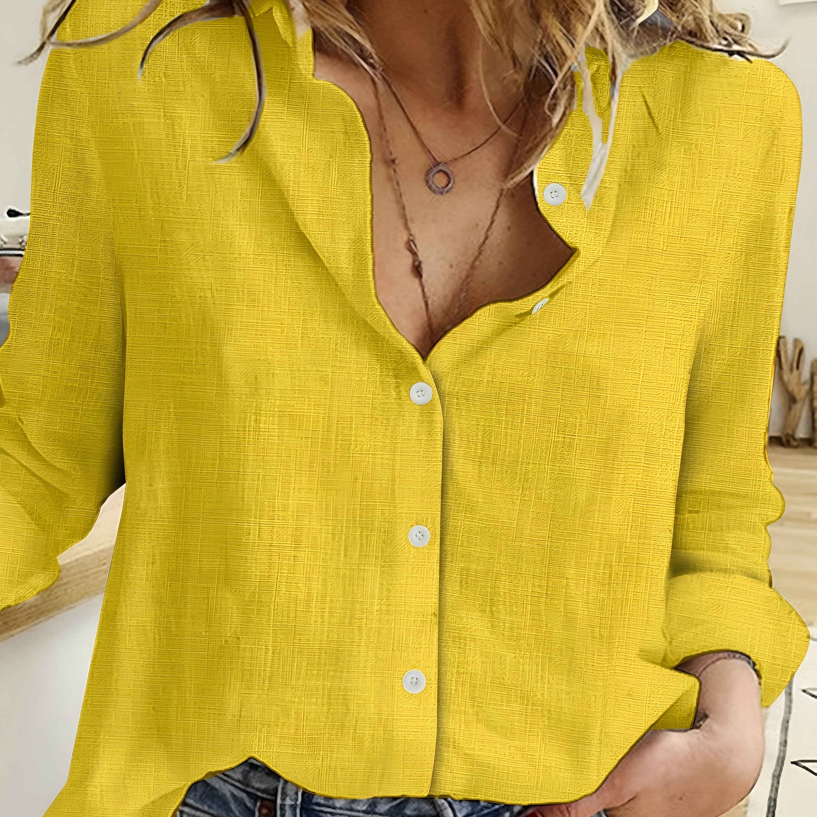 Chloé™ | Chemise boutonnée décontractée