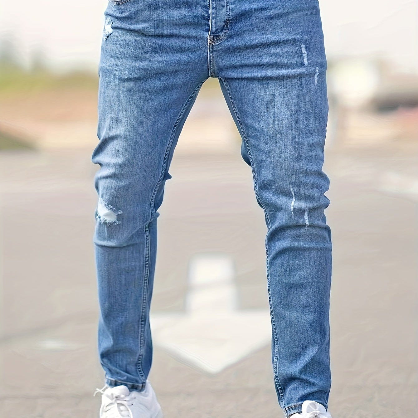 Alex - Jeans Slim Déchirés Tendance