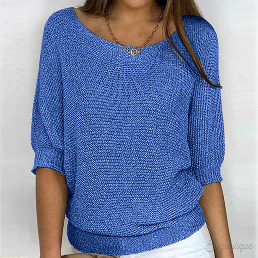 Fleur - Top tricoté décontracté
