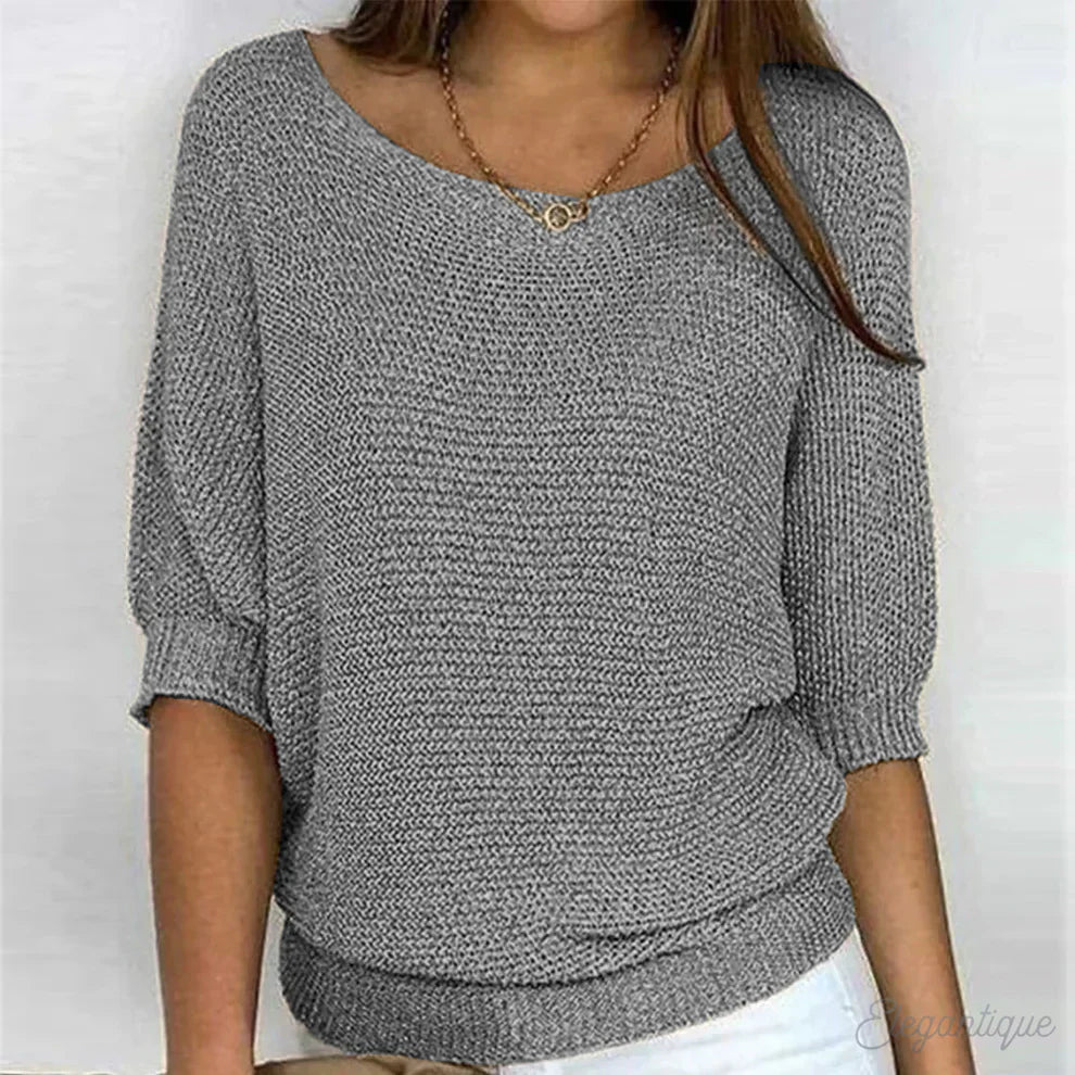 Fleur - Top tricoté décontracté