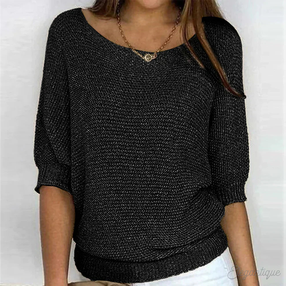 Fleur - Top tricoté décontracté