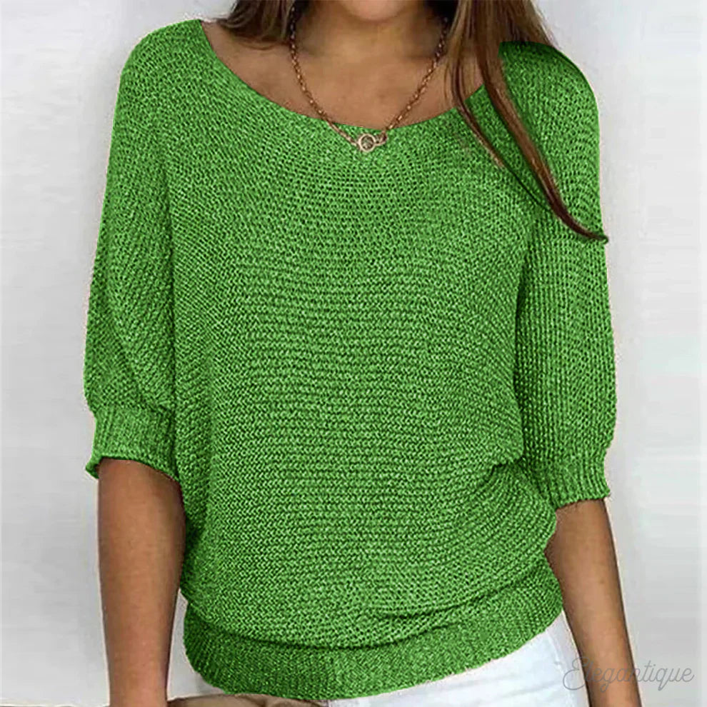 Fleur - Top tricoté décontracté