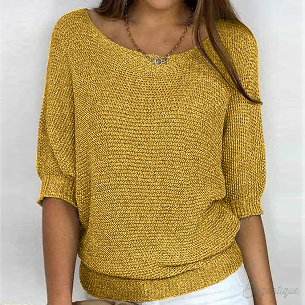 Fleur - Top tricoté décontracté